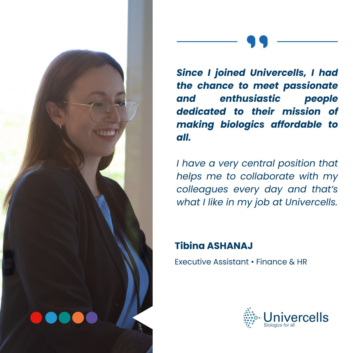 Team spirit is about investing in delivering the best services to colleagues. At <a href="/Univercells_sa/">Univercells</a>, we are proud to have the most dedicated people on our team, without whom we couldn't work on making #biologics available to all.