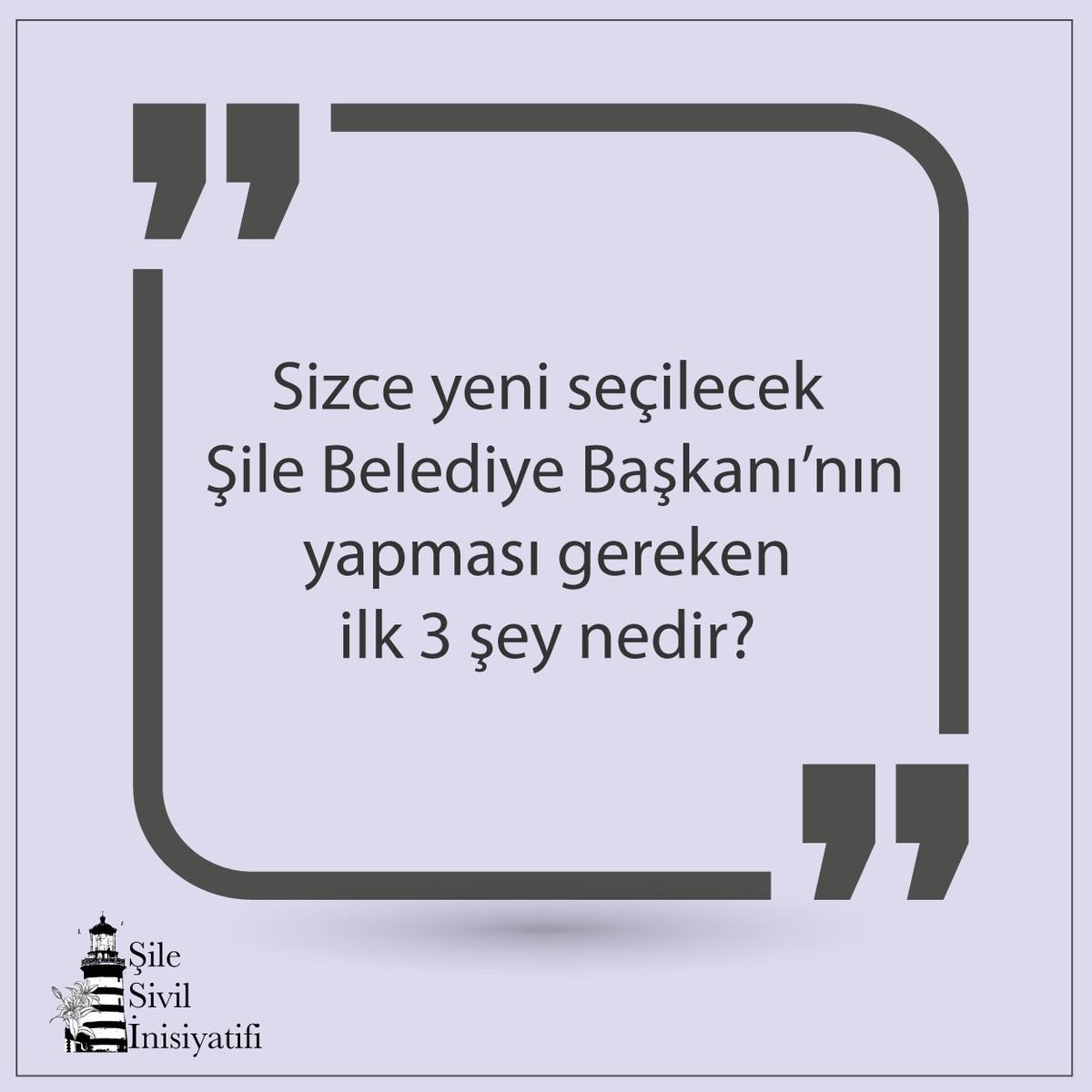 SileSivil's tweet photo. SİZCE ❓
#silesivilinisiyatifi #agva #belediye #belediyebaskani #yerelseçim https://t.co/eHB7VvAvbT