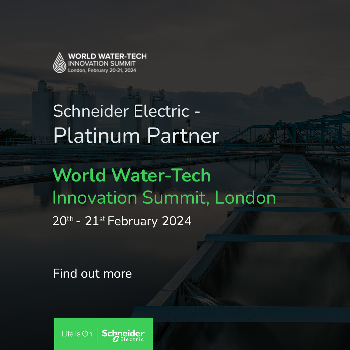 YatinJoshi_SE's tweet image. We’re proud to be partner for #WorldWaterTech Innovation Summit,On February 20-21,
Connect with us on the summit platform or come say hi to the team on site: spr.ly/6013VNve7
#WaterandWasteWater