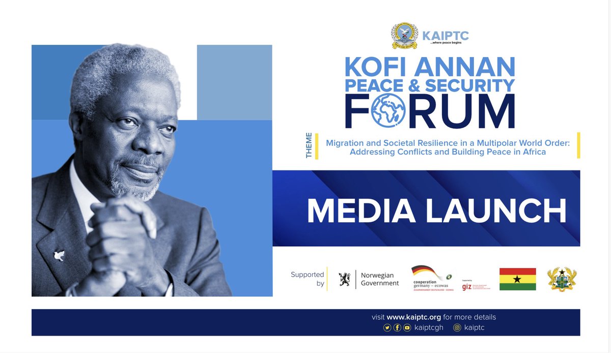 Join us on a journey of discovery at the 2024 Kofi Annan Peace and Security Forum Media Launch! Unveiling insights, fostering connections, and shaping the narrative for a peaceful future.  #KAPSForum2024 #MediaLaunch