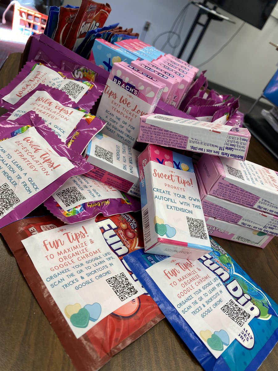 Thanks to @KendraCameronJ for inspiring me & @agnerat to share these Valentine’s themed “Sweet [Tech] Tips” & Instructional “Tips We Love” w/ @ChinaGroveMS teachers yesterday. Excited to be back with the #NCCoachingCohort today to share & learn within the @ncdpiDTL network!