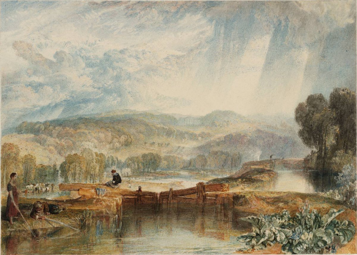 Did you know... Moor Park can be seen in the landscape in one of the paintings by famous artist J.M.W. Turner! 🧑‍🎨️ Thought to have been painted around 1823, the focus of the picture is the nearby Grand Union Canal. #MoorPark101 #Mansion #EnglishHeritage