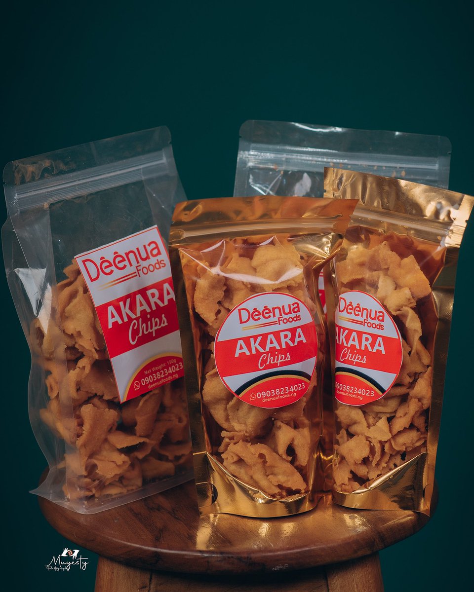 dammiechic2's tweet photo. Introducing our newest obsession, our one in town AKARA CHIPS in its new glory✨✨✨get ready to fall in love ❤️❤️

#akara
#akarachips
#omogealakara https://t.co/fWijEbVPrC