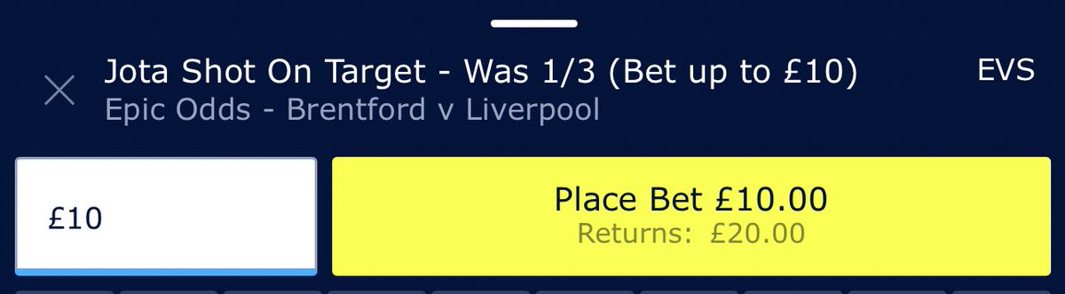 WilliamHill Saturday epic boost - max £10
Remember i post all the boosts I find across the main bookies for you on the tele channel too, just makes it easier to get that notification for you 
t.me/superboosts