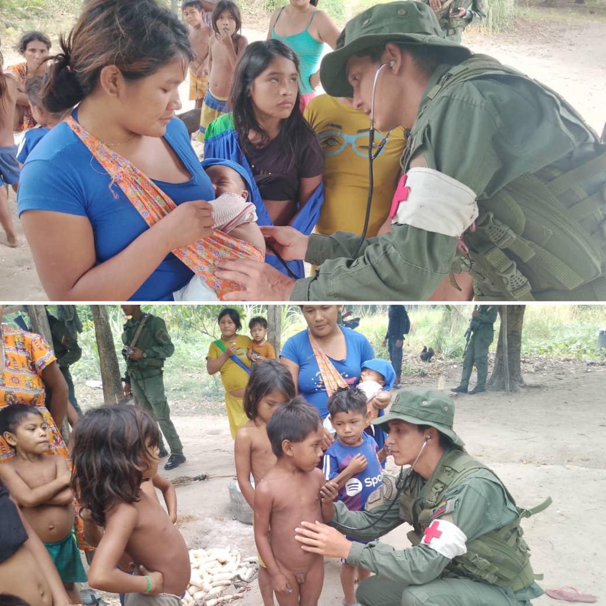 Redi_andes's tweet photo. #AsíLoDijo || GJ @dhernandezlarez #FANB en cumplimiento de  las órdenes de nuestro Presidente se despliega en nuestra @ZodiEsequiba64  brindando atención integral a nuestro pueblo soberano ! Para nosotros la patria es primero !
#IntegrarEsVencer https://t.co/kQrRdi0ulz