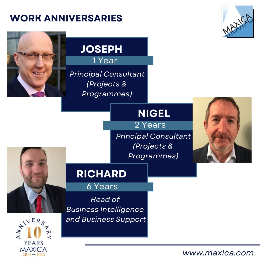 MaxicaConsult's tweet photo. It’s time to celebrate the work anniversaries of our incredible staff. Your enthusiasm and commitment have shaped our success. Thank you for being an essential part of Maxica’s journey!

#maxicateam #teamwork #maxicapeople #workanniversary https://t.co/Y7hQWLHfiM