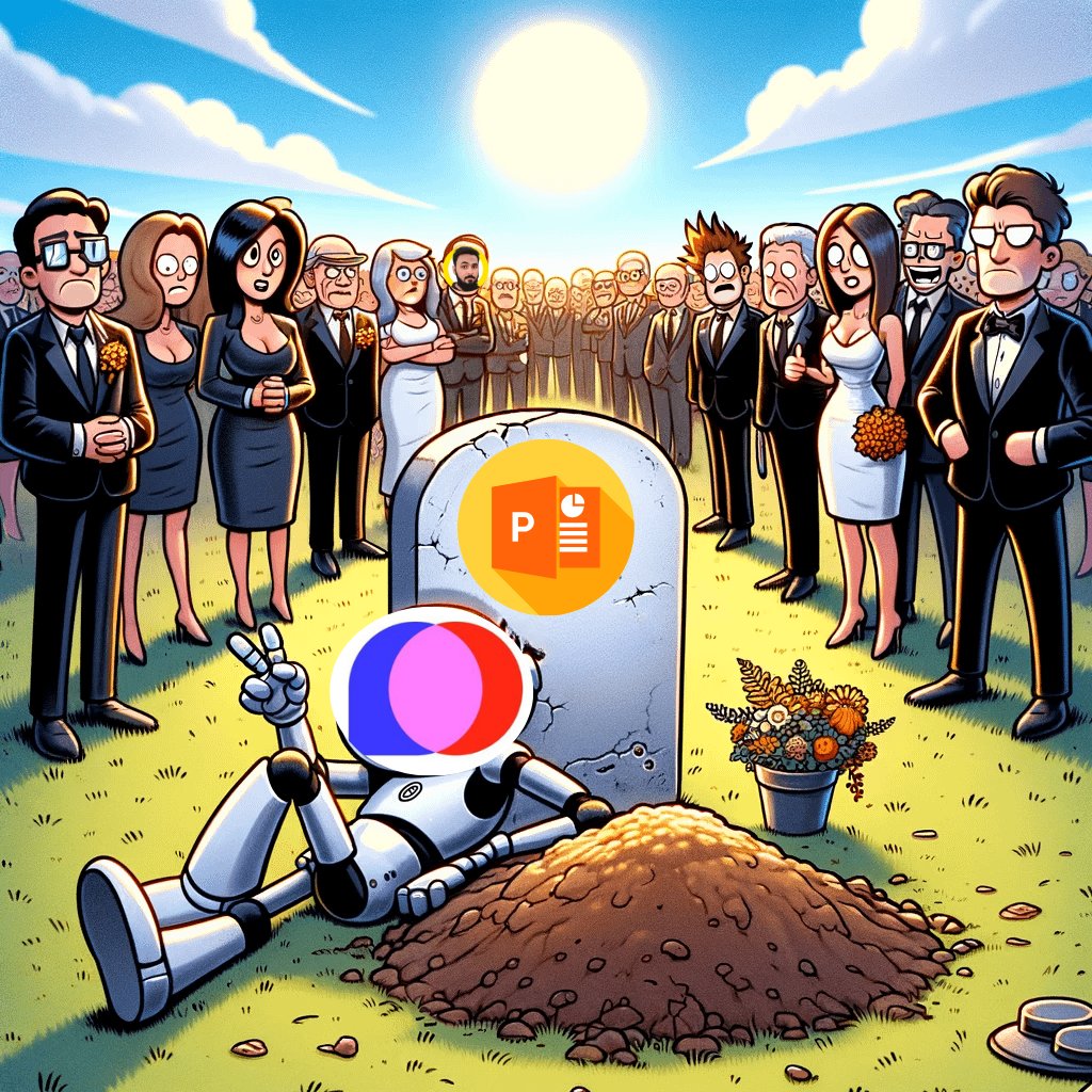 RIP PowerPoint

This AI Tool creates presentations in seconds

Here's how: