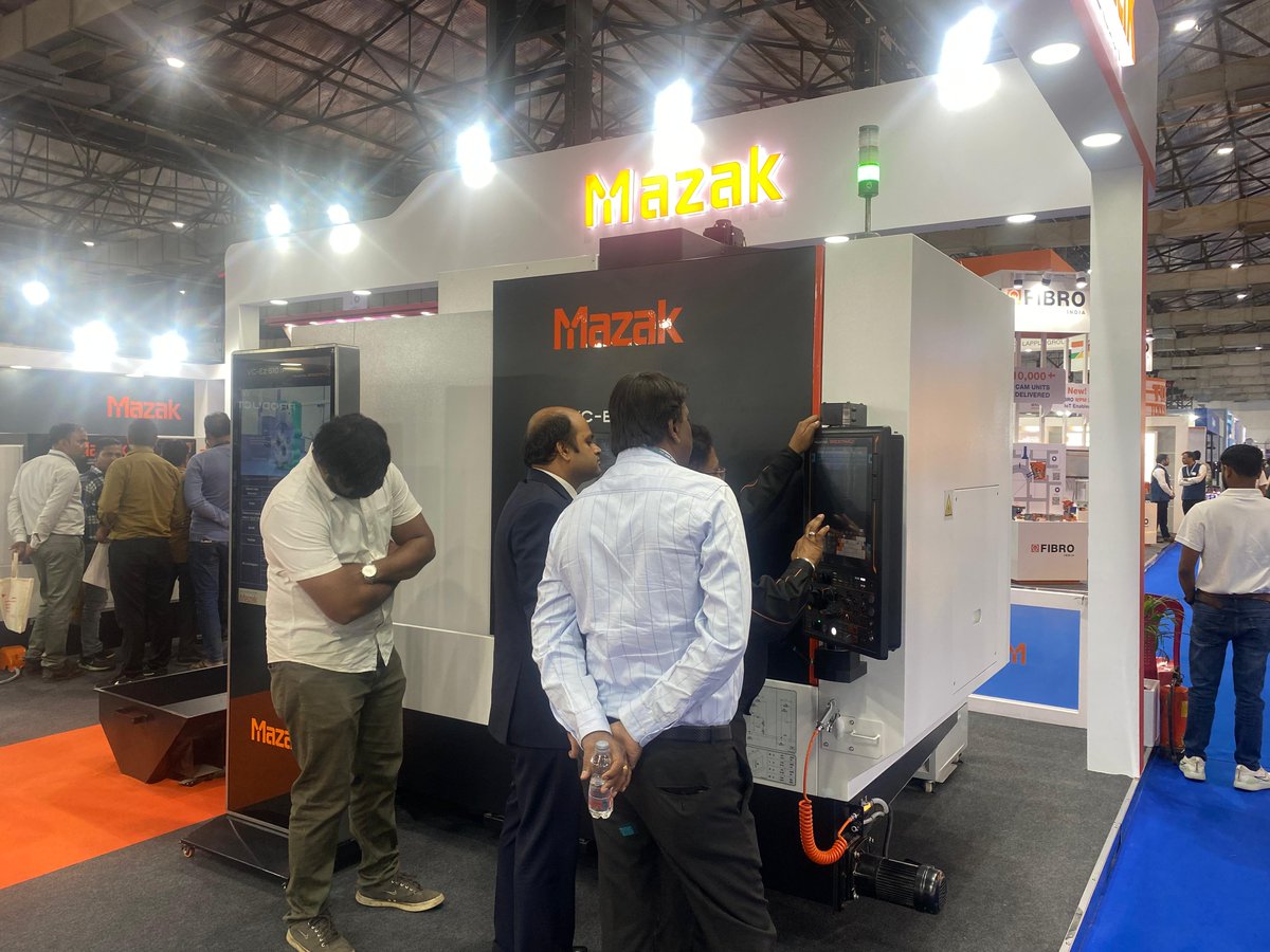 MazakIndia's tweet photo. Mazak team forging strong partnerships at TAGMA 2024 for innovative solutions ahead at the Bombay Exhibition Centre, Goregaon, Mumbai. Let's revolutionize machining together!

#TAGMA2024 #TAGMA #Mazak #MazakIndia #CuttingEdgeMachines #HighSpeed #HighAccuracy https://t.co/ssFHP9FkBN