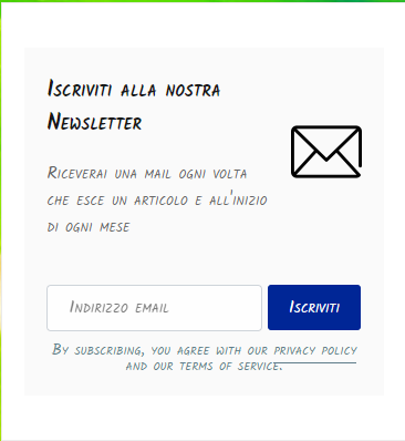 Se non hai Twitter e non puoi vedere questo Tweet, iscriviti alla mia newsletter, così non ti perdi neanche un'articolo del mio blog. chicco.altervista.org