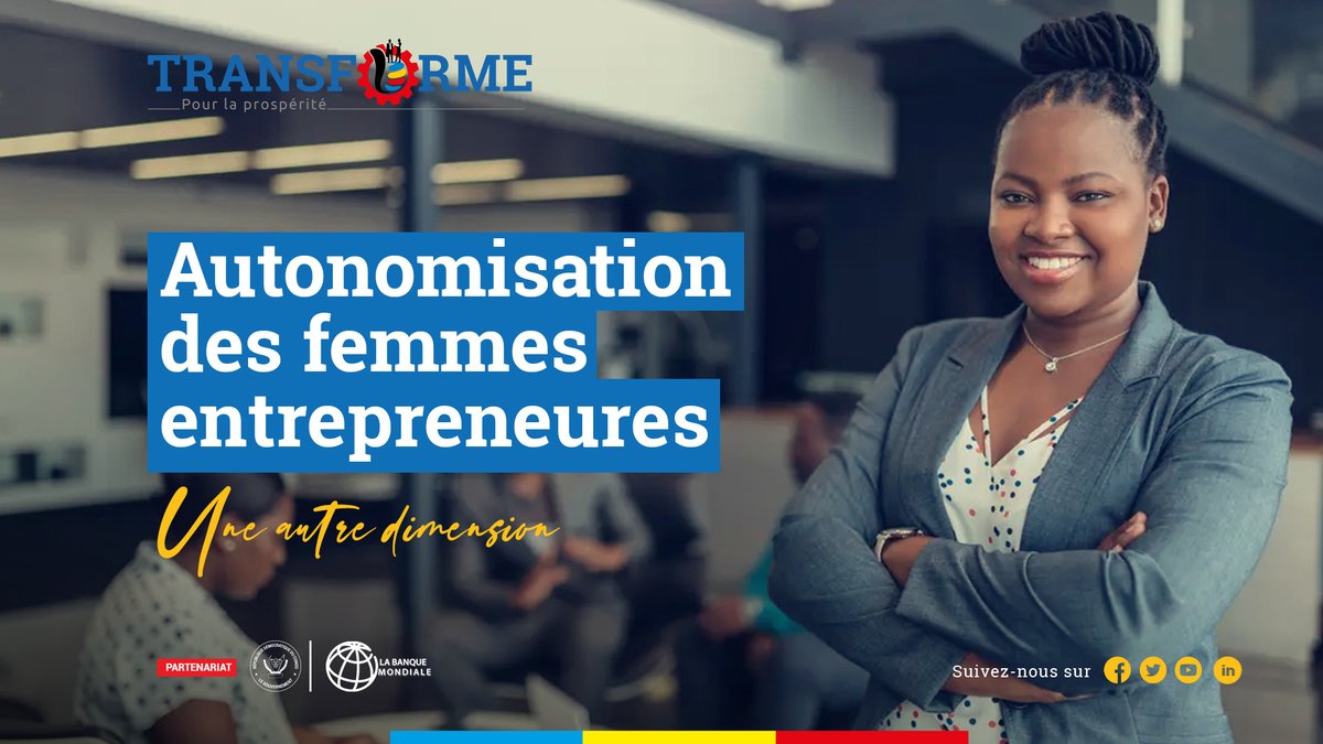 RdcTransforme's tweet photo. Le Projet TRANSFORME a le plaisir d’informer le public du démarrage du processus de sensibilisation, identification et enregistrement des femmes micro-entrepreneures.
Les femmes concernées sont celles qui ont des activités dans les secteurs de l’agro-transformation, l’industrie légère et les services à valeur ajoutée, dans les villes de Kinshasa, Matadi, Goma, Bukavu, Bunia, Mbuji-Mayi et Kananga. Elles doivent être affiliées à une structure d’encadrement des femmes entrepreneures de leur ville.
Par ailleurs, le Projet TRANSFORME invite les structures d’encadrement des femmes, non encore enregistrées dans sa base des données, à se faire identifier auprès de ses antennes dont les coordonnées reprises ici :
1. Ville de Kinshasa
Mme Mimie Eyima Modjaka
Téléphone 097 480 79 00 | e-mail : mimie.eyima@transforme.cd
2. Ville de Matadi
M. Timothée Ndunga
Téléphone : 085 572 03 41 | e-mail : timothee.ndunga@transforme.cd
3. Antenne Mbuji-Mayi
M. José Musenga
Téléphone 081 505 95 91 | e-mail : jose.musenga@transforme.cd
4. Ville de Kananga
Mme Clotilde Mwape
Téléphone 082 83 85 468 | e-mail : clotilde.mwape@transforme.cd
5. Ville de Bunia
M. Jules TABARO
Téléphone 099 40 27 443 | e-mail : jules.tabaro@transforme.cd
6. Ville de Bukavu
Mme Aline Feza Mihigo
Téléphone 084 059 63 89 | e-mail : aline.mihigo@transforme.cd
7. Ville de Goma
Mme Esther Kabasele
Téléphone : 099 754 33 00 | e-mail : esther.kalanga@transforme.cd
Pour plus d’information, visitez le site https://t.co/J9UHlVVQYo et les réseaux sociaux du Projet TRANSFORME RDC
