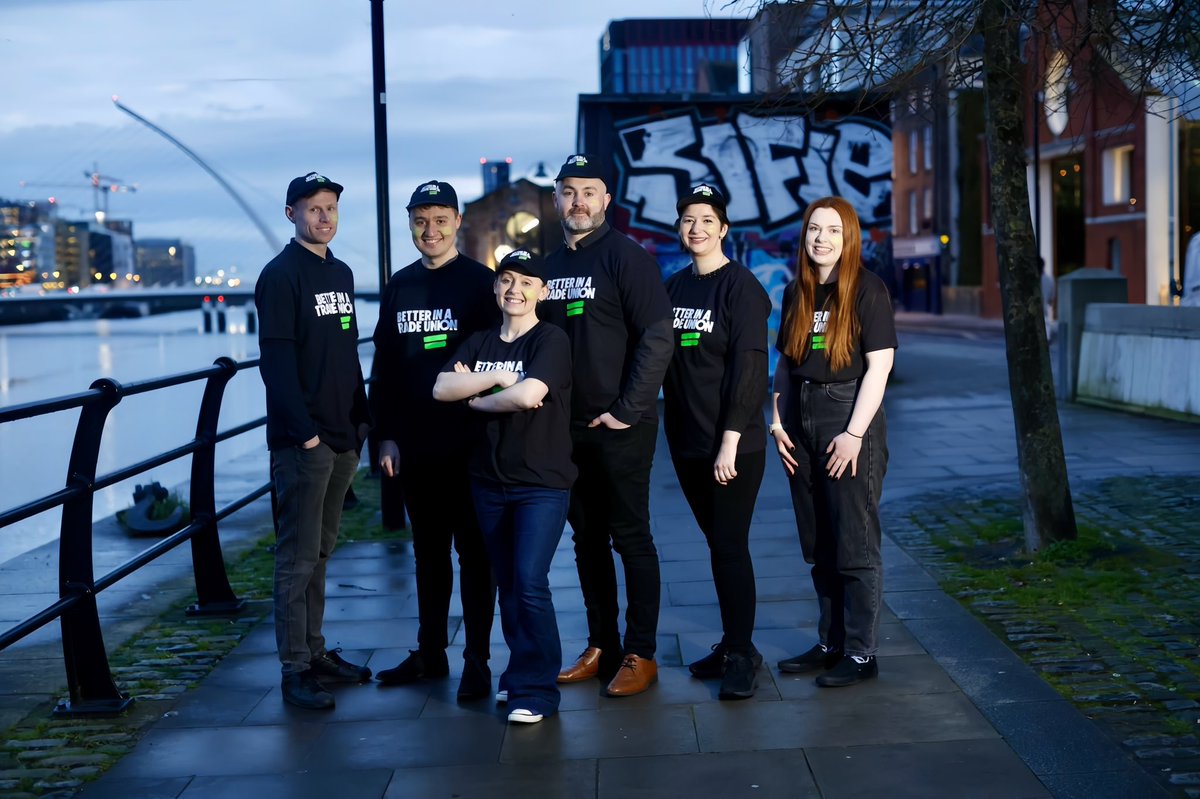 CWU's tweet photo. Better in a Trade Union Campaign Gains Momentum
"ICTU General Secretary Owen Reidy said union members benefit from higher wages than non-unionised workers." #cwuireland #BetterInATradeUnion #joinunion 

https://t.co/bdU1faKlf4 https://t.co/PonROIKSdE