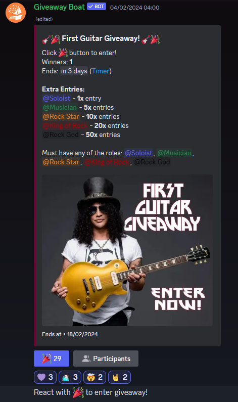 Time is running out, rockstars!  Only 3 days left before the epic DubTrub NFT First Guitar Giveaway comes to a close! 🤘

Your golden ticket to this rockin' event? Your DubTrub NFT holdings! The more you've got, the higher your chances of winning that sweet guitar! 🎸

Ready to