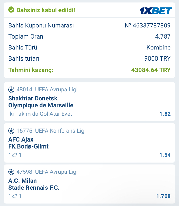 🏆 Avantajlı Avrupa Ligi oranları

⚡️Oran 4.7⚡️

💰 Tahmini kazanç: 43000 TRY

👉 7150 TL ye kadar ilk yatırım bonusu al
Promosyon kodu ✅ TAHMİN ✅

Bahis kuponu kodu 👉 BSEFG

Kayıt ol
👇👇👇
tapxlink.com/ab_tw