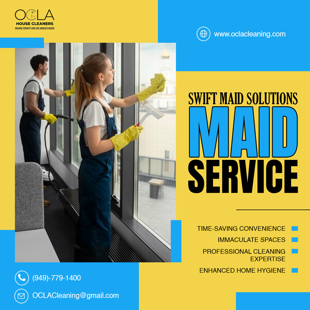 Discover the Difference with OCLA Cleaning: Orange County's Top Maid Service! Our Highly-Trained Team Ensures Your Home Sparkles, Safely and Affordably. 

Visit- oclacleaning.com

 #maidservice #springcleaning #housecleaningservice #cleaninghouse #maids #HomeCare