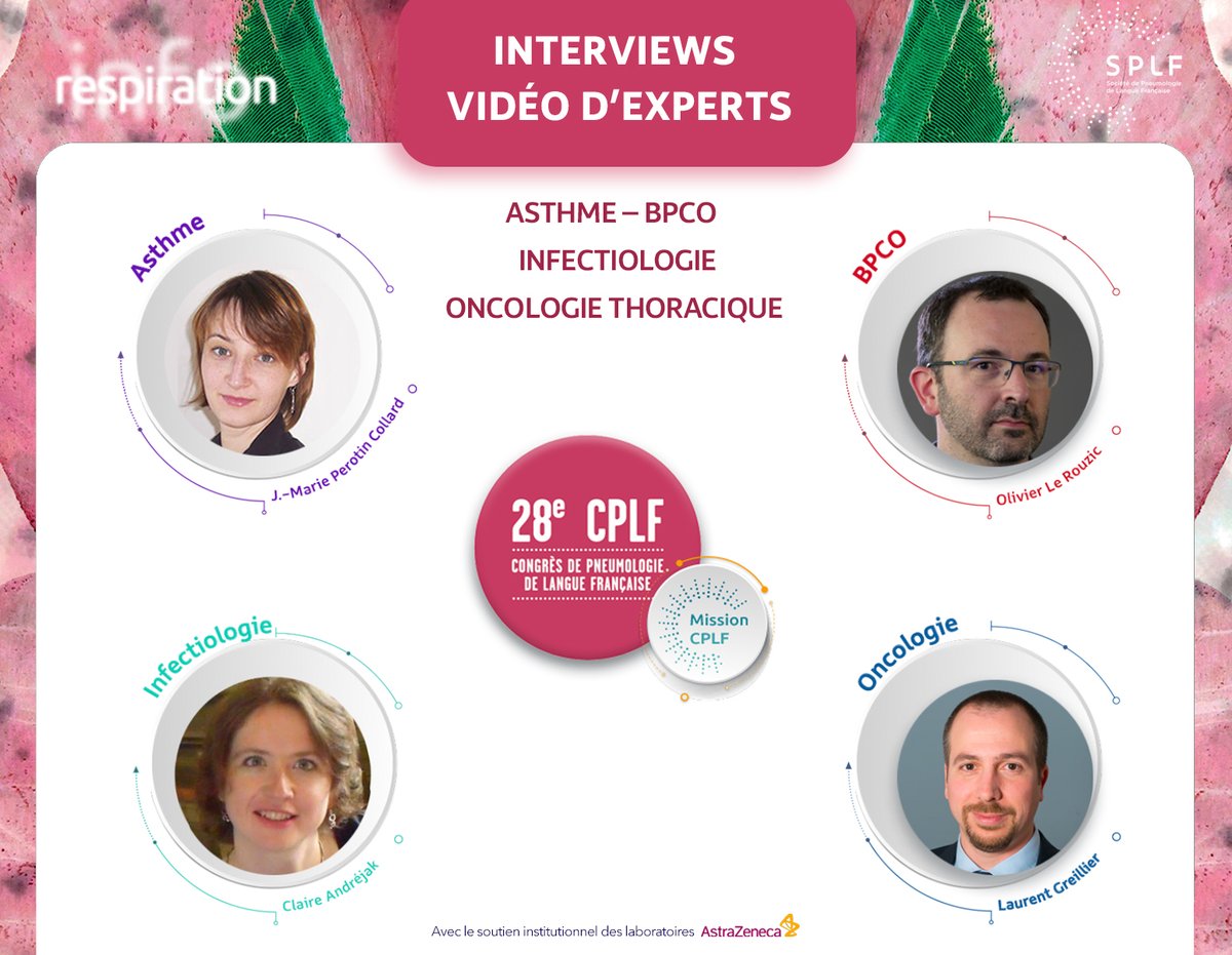 Société de Pneumologie de Langue Française (SPLF) (@splf_socpneumo) on Twitter photo Retour sur le CPLF 2024-Asthme
Quels sont les déterminants dans l’#asthme dans l’enfance, voire in utero ?
Réponse en vidéo du Pr J-Marie Perotin Collard
👉splf.fr/interview-cplf…
<a href="/ajpo2/">AJPO2 - Jeunes Pneumologues</a> <a href="/PneumoCphg/">cphg</a> <a href="/AsthmeAllergies/">Asthme & Allergies</a> <a href="/CindyBarnig/">Cindy Barnig</a> Retour sur le CPLF 2024-Asthme
Quels sont les déterminants dans l’#asthme dans l’enfance, voire in utero ?
Réponse en vidéo du Pr J-Marie Perotin Collard
👉splf.fr/interview-cplf…
<a href="/ajpo2/">AJPO2 - Jeunes Pneumologues</a> <a href="/PneumoCphg/">cphg</a> <a href="/AsthmeAllergies/">Asthme & Allergies</a> <a href="/CindyBarnig/">Cindy Barnig</a>