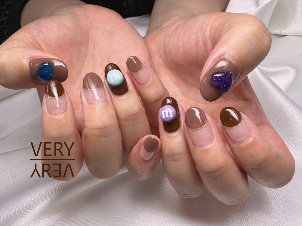 nail_very2's tweet photo. #推しカラ��
#推しカラーパーツ

#札幌 #ネイル #札幌ネイルサロン #ネイルサロンベリーベリー #ネイルサロンveryvery #大通りネイルサロン #定額ネイルサロン #大人可愛いネイル #大人女子ネイル #ハートネイル #パーツネイル #チョコネイル #ブラウンネイル #フレンチネイル https://t.co/T9TbQNEykw