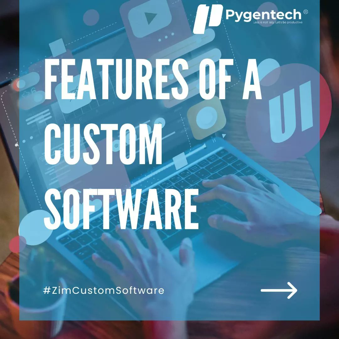 PygenTech's tweet photo. Unlock the Power of Custom Software! Our custom solutions offer everything your business needs to thrive. Contact us today and elevate your operations! #CustomSoftware #TailoredSolutions #BusinessGrowth #Zimbabwe #ZimCustomSoftware https://t.co/lsDu6BHkNS