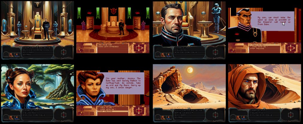 alexmenchi's tweet image. These images are amazing. A talented graphite who is looking for a coder to develop an AGA remake of DUNE. He has reworked the story to include 31 locations and 6 additional characters from the original novel amigafrance.com/forums/topic/d… #amiga #Dune @PHUlrich