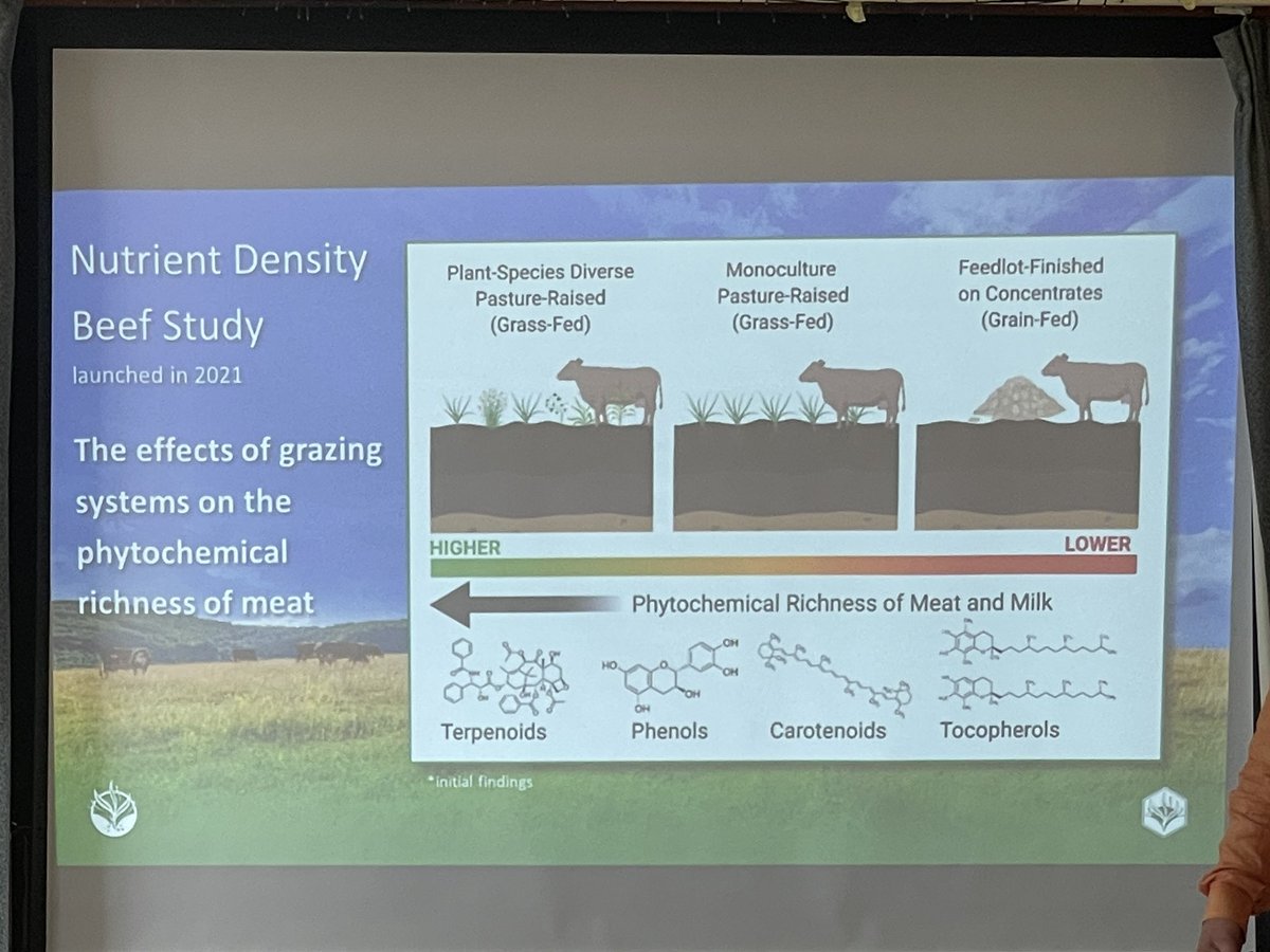 Nutrient density of #beef relates to their diet #grassfed and the ecosystem it’s raised in-is fundamental