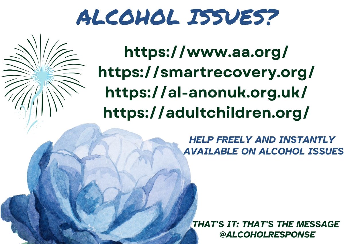 Many will not have succeeded as hoped in controlling #alcohol for New Year Examining consumption and effects may result in needing support #ProblemDrinking is a very serious issue for all involved Physical & online help never more available Please reach out #alcoholawareness