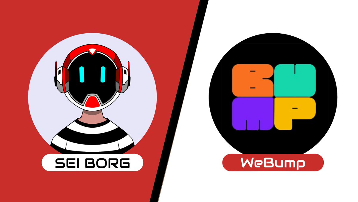 We are collaborated with
<a href="/webump_/">WeBump</a>   X <a href="/Sei_Borg_NFT/">SEI Borg</a>
🤝.   
For our upcoming Mint, powered by LightHouse.
<a href="/webump_/">WeBump</a>  -  80 OG check list 

All delisted WeBump will be added into contract as WL Follow- discord.gg/RxVvy9FnYb
All interactions will be WL