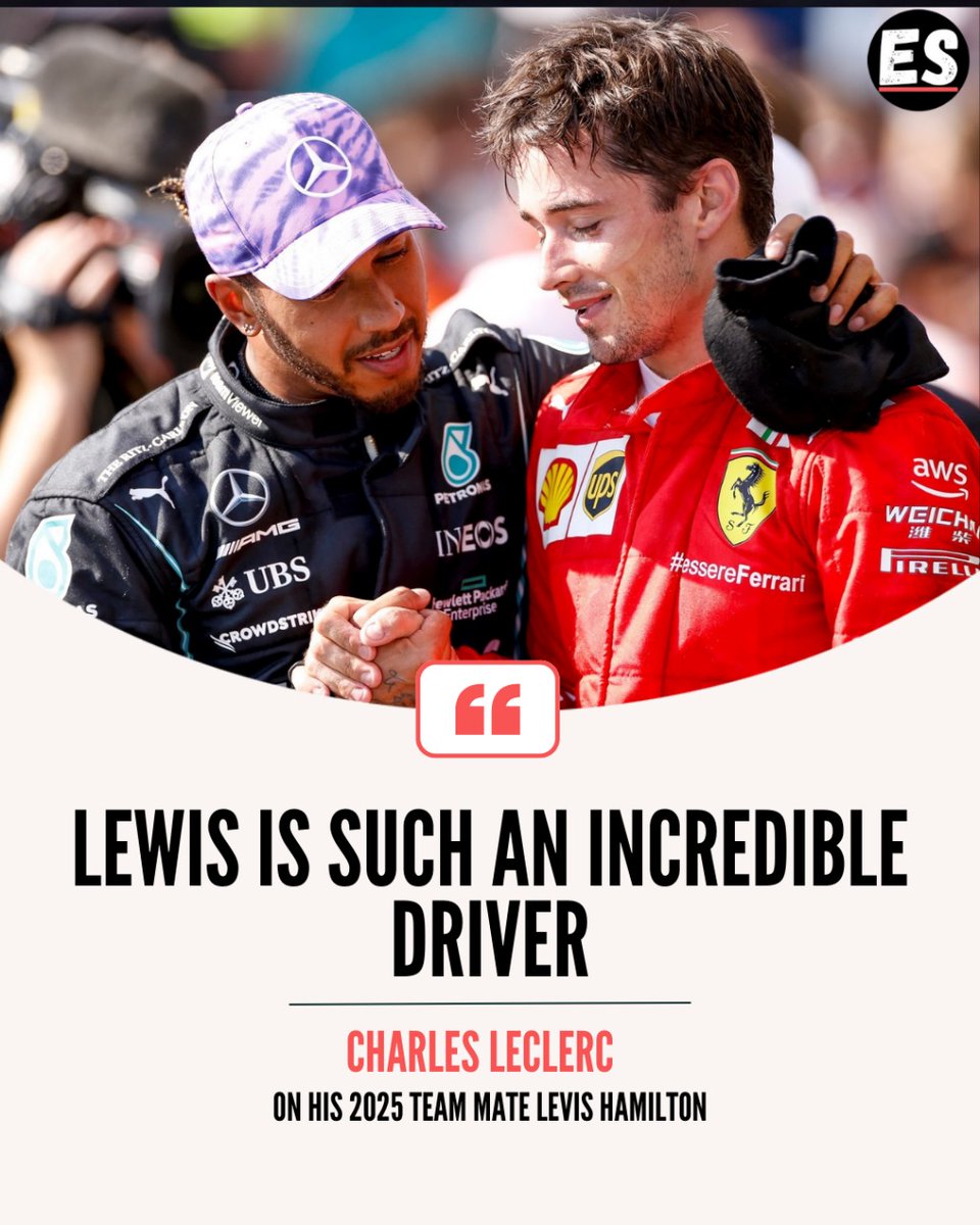 ES_sportsnews's tweet photo. Charles Leclerc in high praise of Lewis Hamilton ahead of the enticing season! 🏎

#charlesleclerc #lewishamilton #f1 #f1news #ferrari #mercedesbencz #ferrariracing https://t.co/1A9OcGwF8C