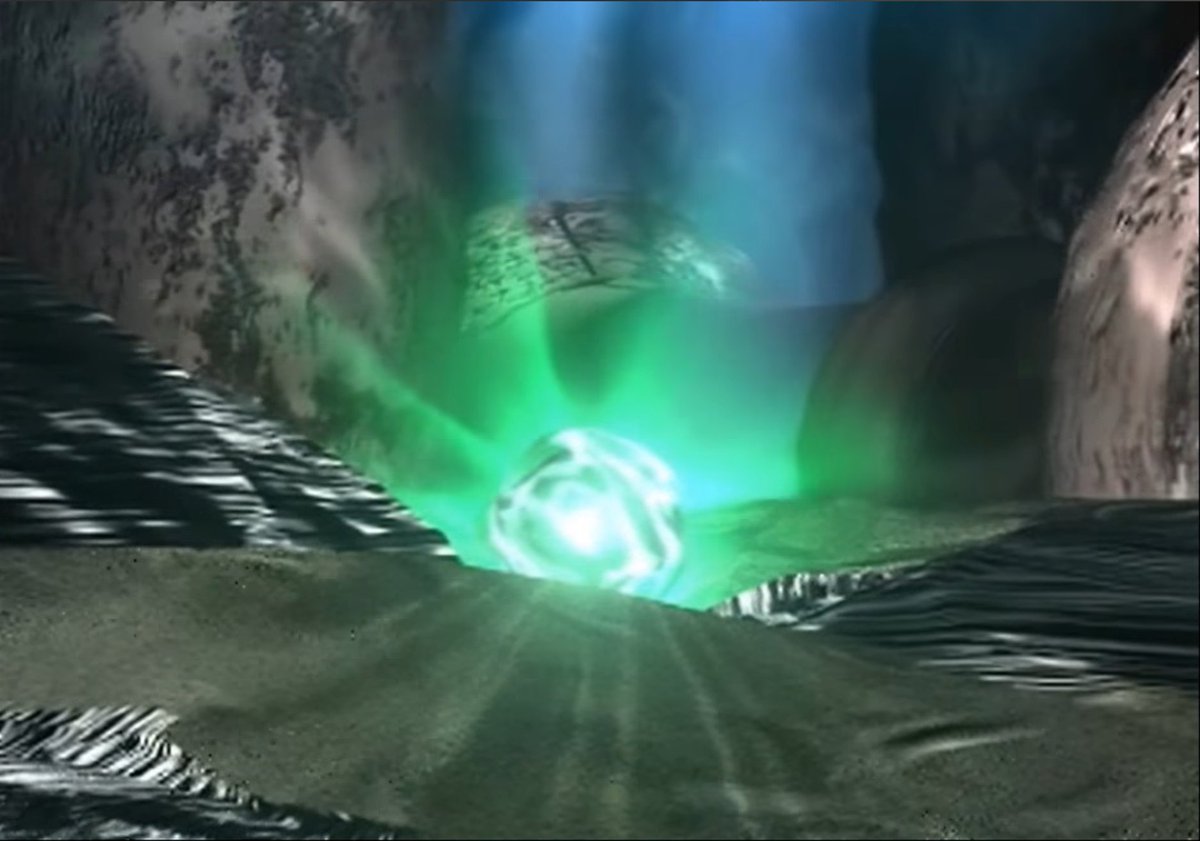 □FF7リバース白マテリア 原作の白マテリアは「願いが星に届くと淡い