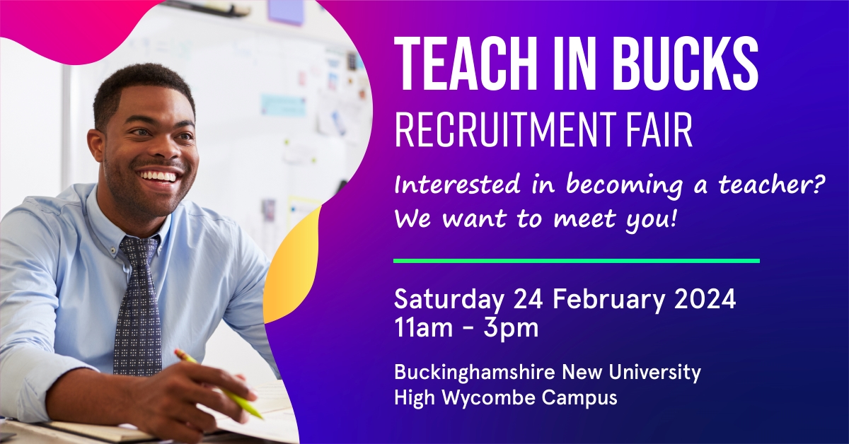 Insignis Academy Trust will be #BucksTraintoTeach on 24th February 2024 11:00 - 15:00 @_BNUni  Come along and talk to us about the different routes into teaching with Insignis Academy Trust. 
For more information: insignis.org.uk/ITT-Recruitmen…
#CollaborateToSucceed @bucks_careers