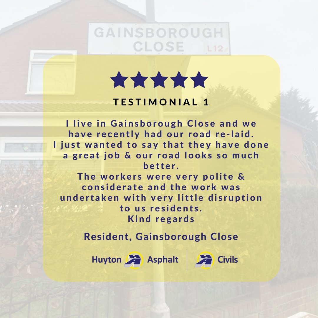 We are delighted to receive this feedback from a resident on one of the latest completed projects on behalf of Liverpool City Council as part of their Highways Investment Programme. Well done to everyone involved. #HAMeansMore