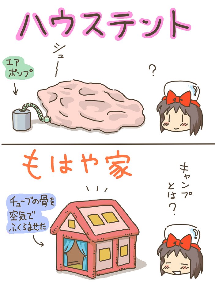 売れのこったブラウン管のおはなし。(1034)

ハウステント(?) 