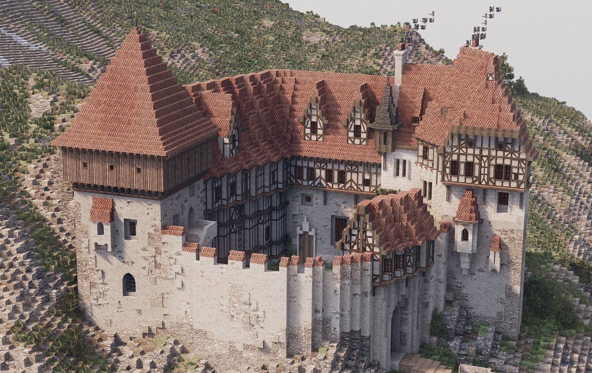 a small southern German castle from one of <a href="/ClippyMagic/">eggman 🍉</a> prints that I really like.

using 1.18.2 <a href="/ConReforged/">Conquest Studios</a> minecraft

#minecraft #Minecraftbuilds #minecraft建築コミュ #WeAreConquest