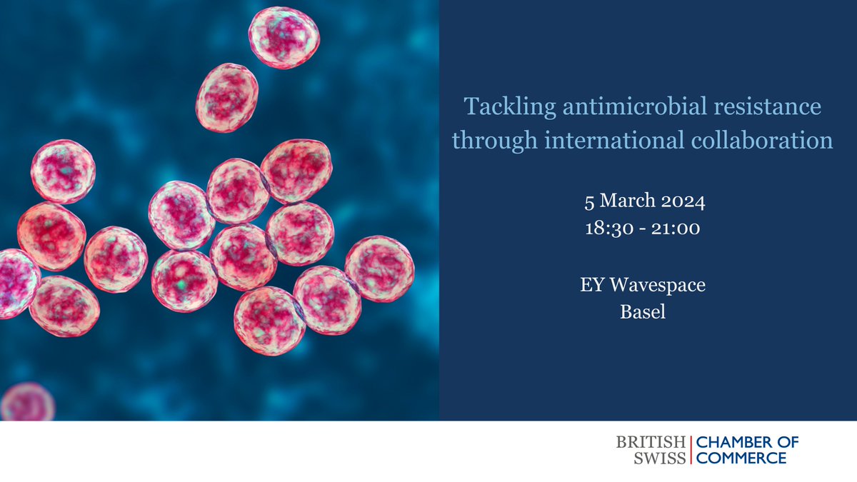 The emergence and spread of drug-resistant pathogens threatens our ability to treat common infections and to perform life-saving procedures. Join the BSCC on 5 March to tackle this issue: bit.ly/3uoUuiV