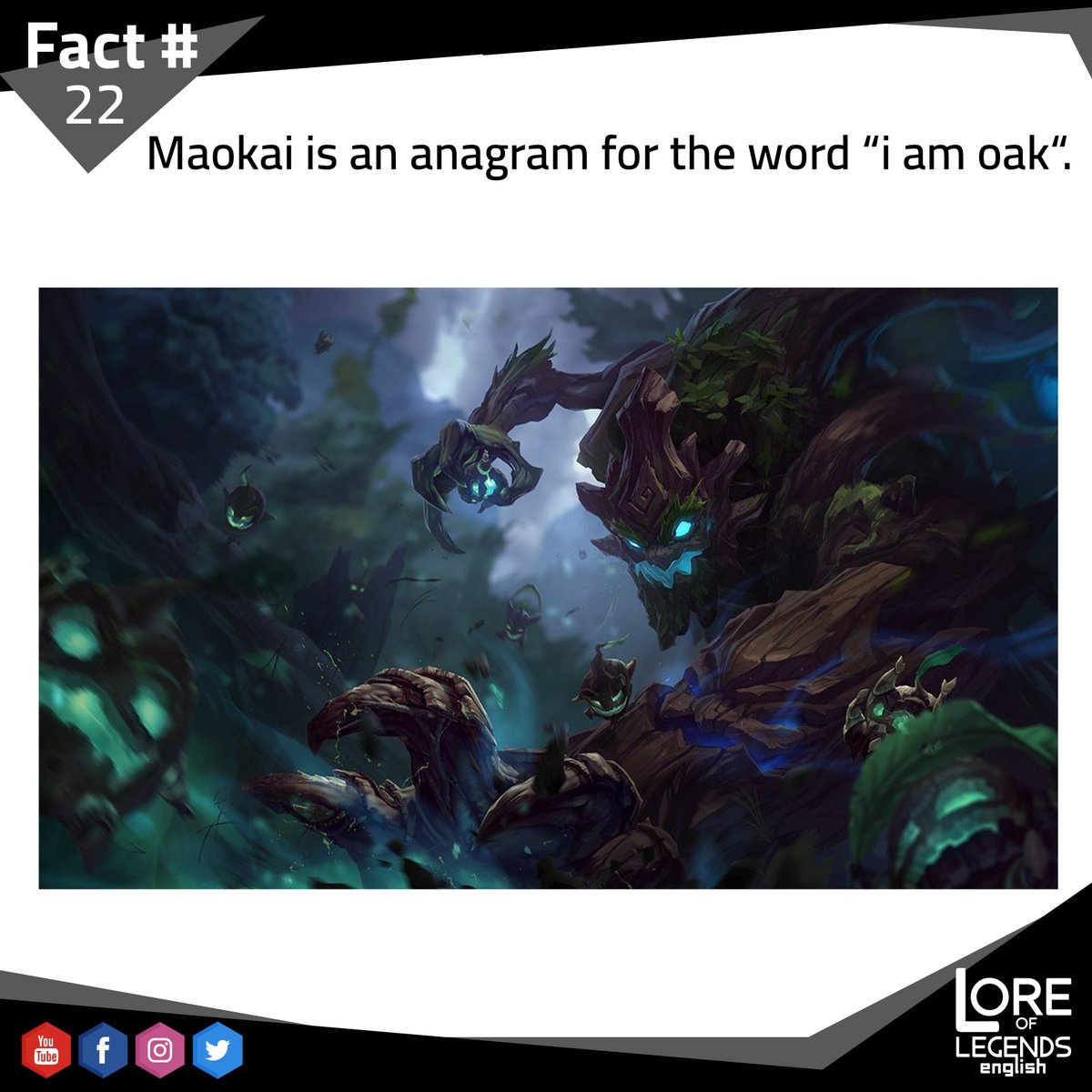 LoreOfLegendsEN's tweet image. the Oak guy

#LeagueOfLegends #Maokai