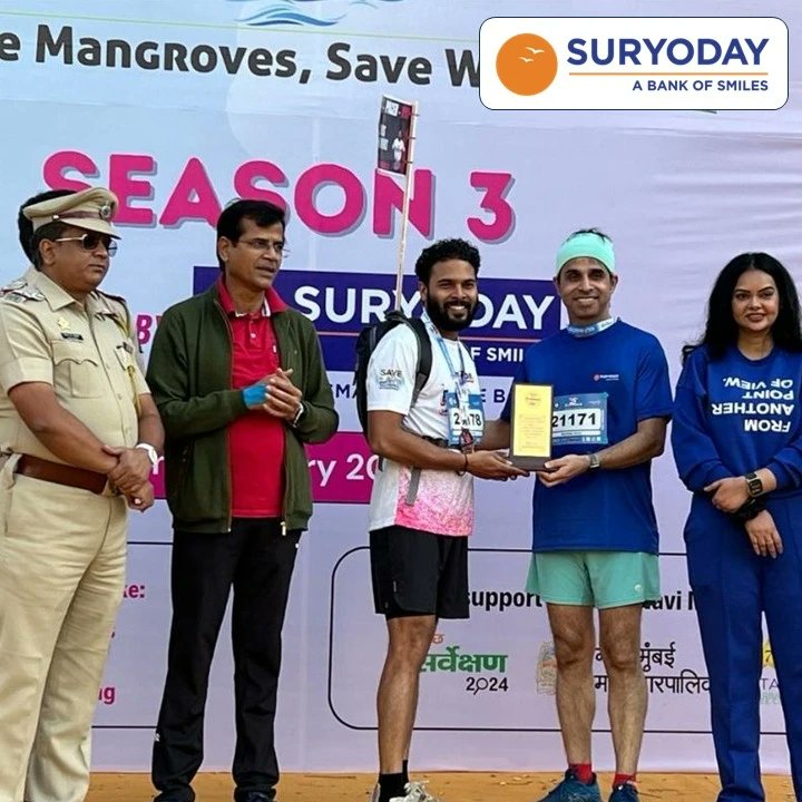 SuryodayBank's tweet photo. Season 3 of Run for Flamingos culminated with smiles all around!
We're thrilled to share that the event saw overwhelming success, with over 2000 participants across age groups. We are honoured to support this cause
#RunForFlamingos #CommunityWellness #suryodaybank #bankofsmiles https://t.co/2sE5nlqtHv