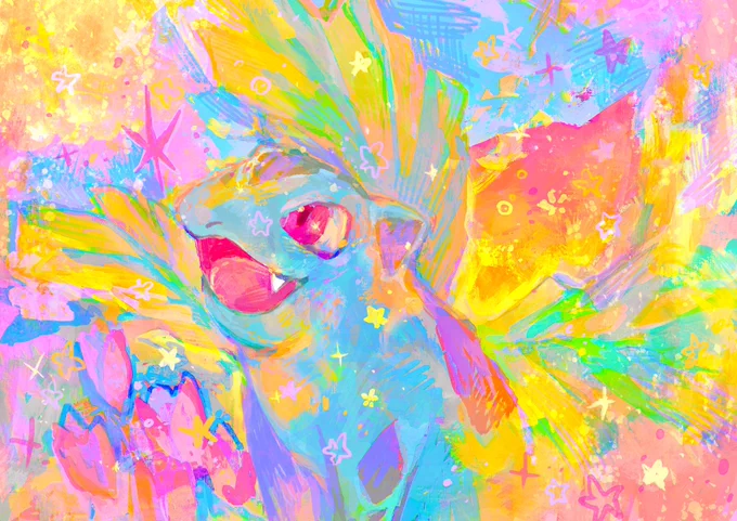 『春が来るよ』/フシギソウ#pokemonfanart 