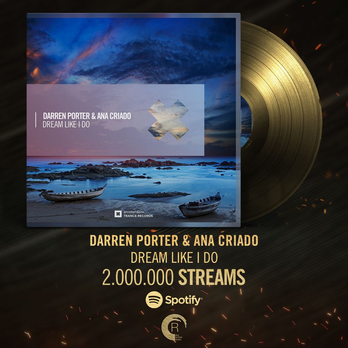 2 Million @Spotify streams!!! Well done @Darren_Porter @AnaCriadoMusic @AmsterdamTrance 🙌 and Thank you all!!! 💟 @spotifyartists open.spotify.com/track/4ZruxHVw…