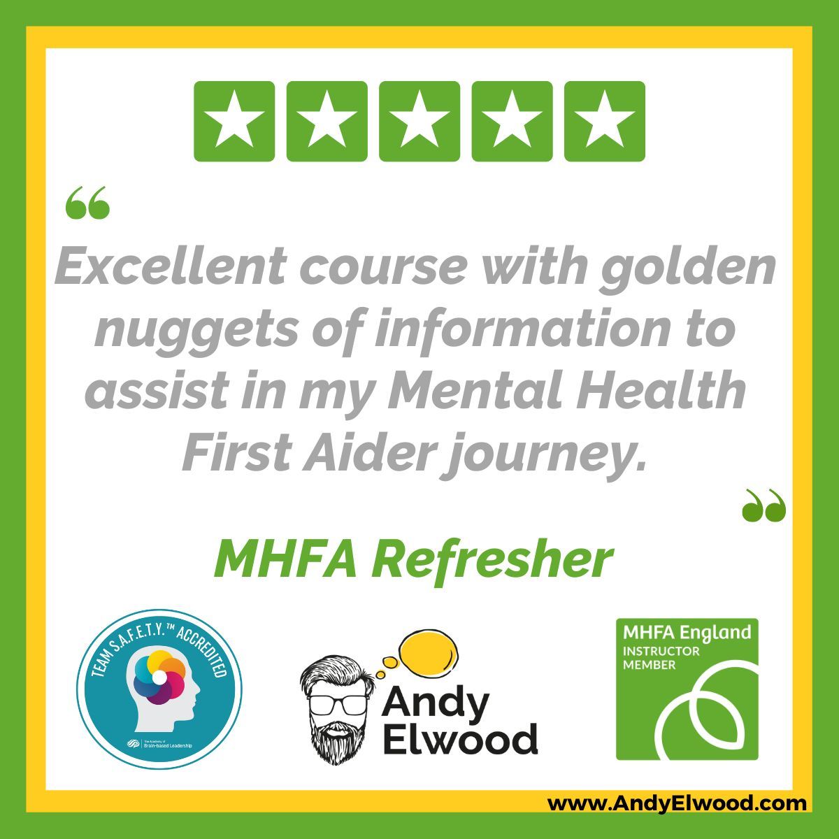 Your MHFAider® certificate expires after 3 years! My next online Refresher is on 26th April. Click through to my website for further course dates, whatever your MHFAider® needs. I also deliver: Mental Health Skills for Managers & Mental Health Awareness training #MHFA