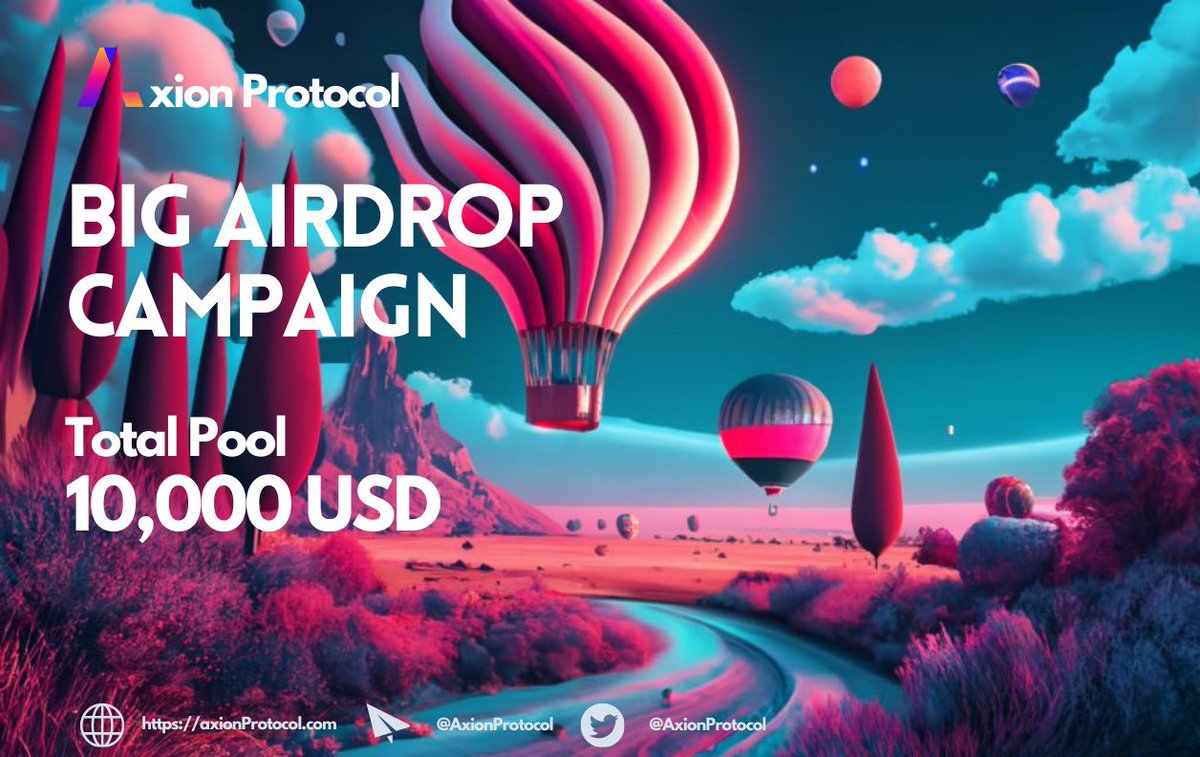 BReserver's tweet photo. @AxionProtocol #Airdrop

👉First Modular, Solana VM Based L1 Chain

💎Prize Pool $AX  (10000 $)

♥️Like, retweet and tag 3 friends
🧙Gleam: https://t.co/tjVruooHPB…

⏰4 Days
#AirdropGiveaway #SolanaAirdrop #Giveaway #crypto #airdropcrypto #Airdrops #airdroprewards #SolanaNFT https://t.co/pAkiJl4HQU