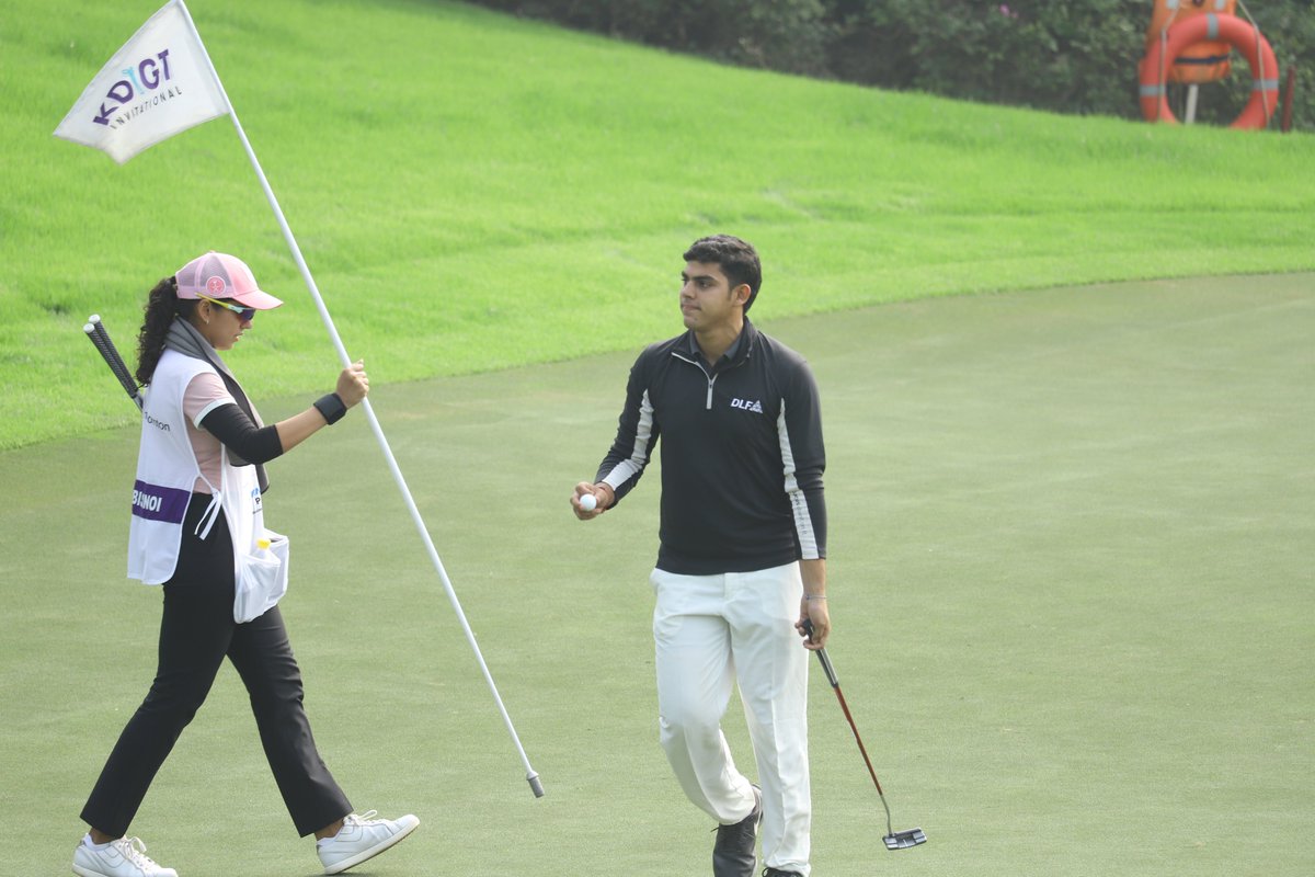 KDGT_golf's tweet photo. Chipping in with family support: The sibling power at the #KDGT reminds us that family support transcends roles, fostering both strategy and spirit in the game. Relive the dynamic duo of Sunhit Bishnoi and his sister Gaurika at the #KDGT.

#GoBeyondForGolf

@pgtofindia https://t.co/r6cnvTvIb8