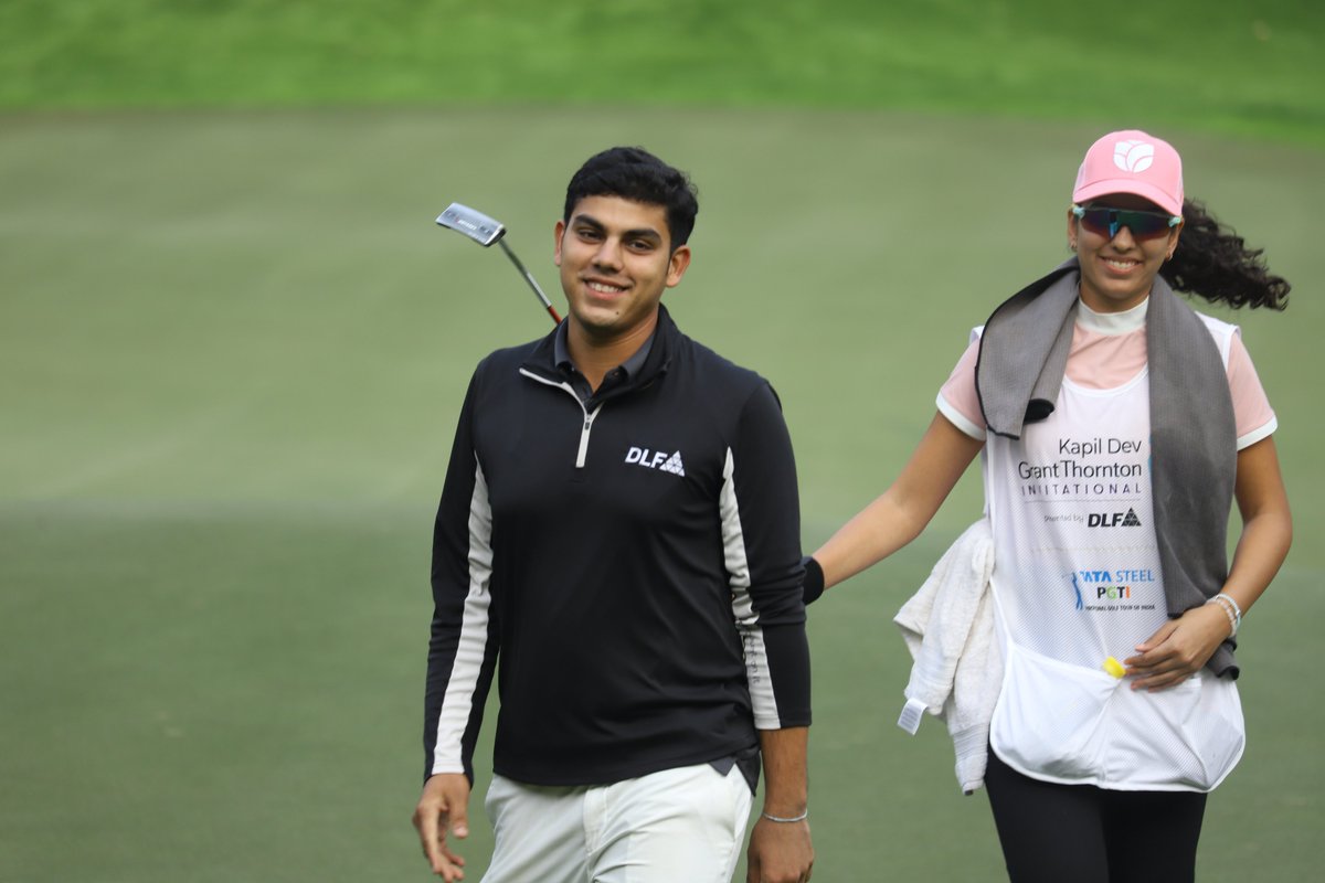 KDGT_golf's tweet photo. Chipping in with family support: The sibling power at the #KDGT reminds us that family support transcends roles, fostering both strategy and spirit in the game. Relive the dynamic duo of Sunhit Bishnoi and his sister Gaurika at the #KDGT.

#GoBeyondForGolf

@pgtofindia https://t.co/r6cnvTvIb8