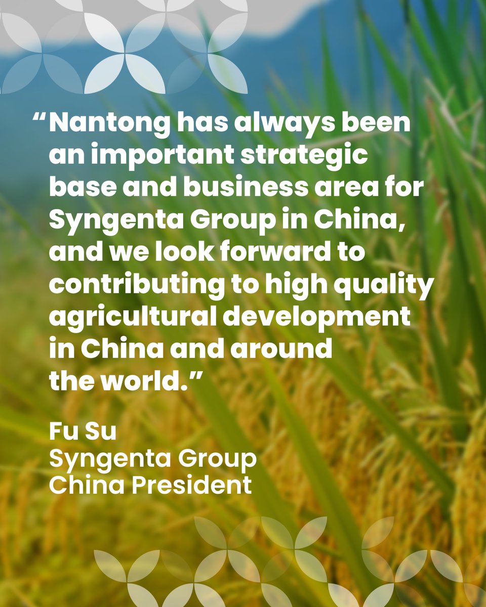 To better protect and enhance plant potential, we're excited to sign a new project to develop a site in Nantong, China. Our new facility will become a production hub for a range of plant protection products, including natural biological activators and plant growth regulators.…