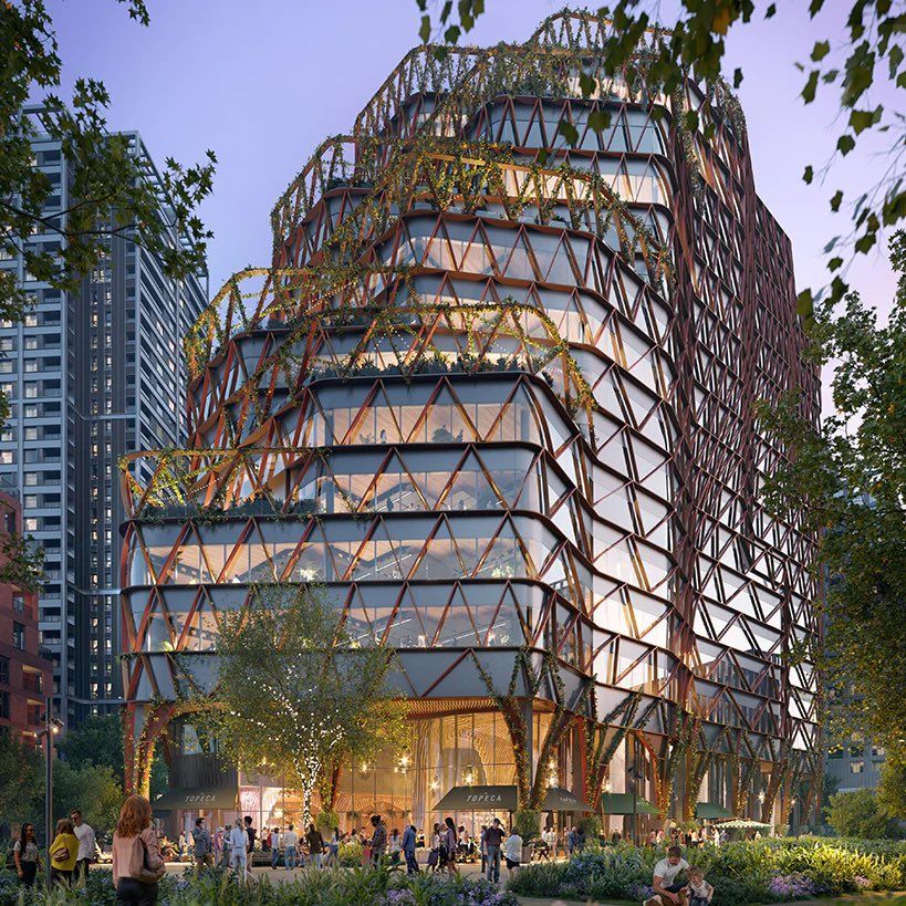 TheB1M's tweet photo. This 18-storey office development is set to be constructed in South London. Originally rejected by Southwark Council in 2022 after more than 400 formal objections, the ACME-designed scheme was approved on appeal in November 2023.

📷 ACME https://t.co/JvB5CM1Rgp