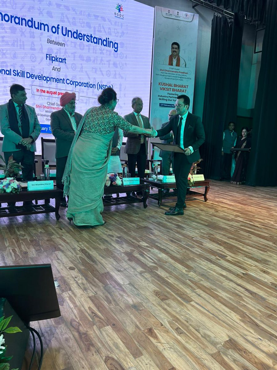 Flipkart Stories (@flipkartstories) on Twitter photo In Delhi today, <a href="/Flipkart/">Flipkart</a> signed an MoU with @NSDCINDIA, allowing for opportunities under Flipkart’s #ProjectBrightInitiative and the SCOA. We will also partner NSDC at the #KaushalMahotsav. This partnership aims to build a brighter future for the employable youth <a href="/Rajeev_GoI/">Rajeev Chandrasekhar (Parody)</a> In Delhi today, <a href="/Flipkart/">Flipkart</a> signed an MoU with @NSDCINDIA, allowing for opportunities under Flipkart’s #ProjectBrightInitiative and the SCOA. We will also partner NSDC at the #KaushalMahotsav. This partnership aims to build a brighter future for the employable youth <a href="/Rajeev_GoI/">Rajeev Chandrasekhar (Parody)</a>