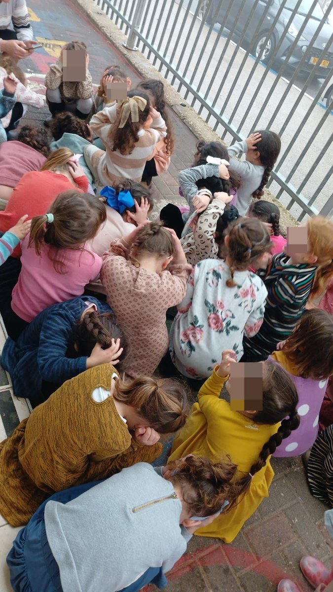 Isrl4Evr's tweet photo. Young #Israeli children on the ground during a #Hezbollah_rocket_attack on the town of Safed, N.Israel. Another generation of Israeli children fear terror from rockets fired from #Lebanon_border by the radical Islamicist group #Hezbollah. Join our #VCIprogram & declare your pride https://t.co/2c1wig2tsi