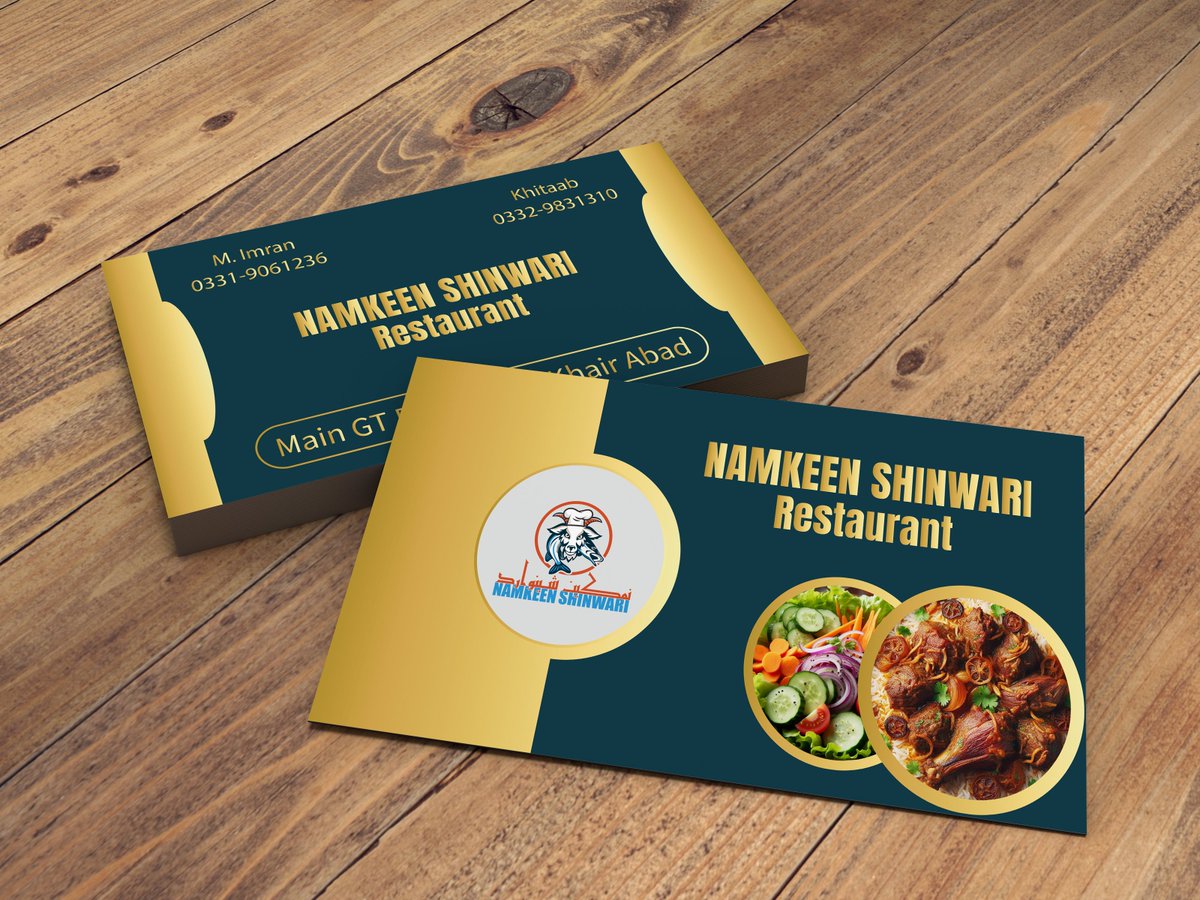 tehmina_jhr's tweet photo. Namkeen Shinwari & Traskoon Shinwari Restaurant Business card design....
#restaurant
#hotel
#namkeenshinwari
#Trakoonshinwari
#tastyfood
#foodies
#DigitalArtistry
#IllustratorLife
#FreelanceCreative
#CreativeMindset
#DesignInspiration
#Peshawar
#Pakistan
#kundKhairabad https://t.co/Lk8C8cxxCC