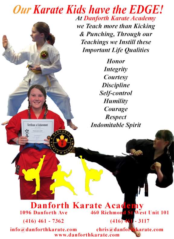 Interested in karate? Start here. Learn the fundamentals and earn your belt.  registration is now open.

Danforth Karate Academy 
Danforth Karate Academy Downtown 
#danforth #danfortheast #danforthvillage #karate #richmond #downtowntoronto #downtownTO #shotokan