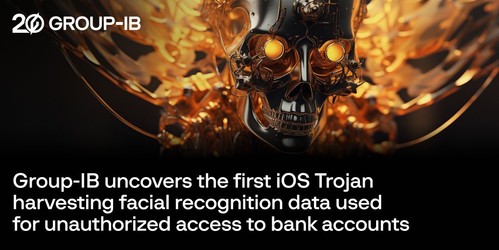 The #GoldDigger family grows: Group-IB's TI Unit finds GoldPickaxe.iOS, the first #iOS #Trojan harvesting #FacialRecognition data for unauthorized bank access, targeting #APAC. It is linked to the GoldDigger family discovered last October. Learn more: bit.ly/3UHDaAq