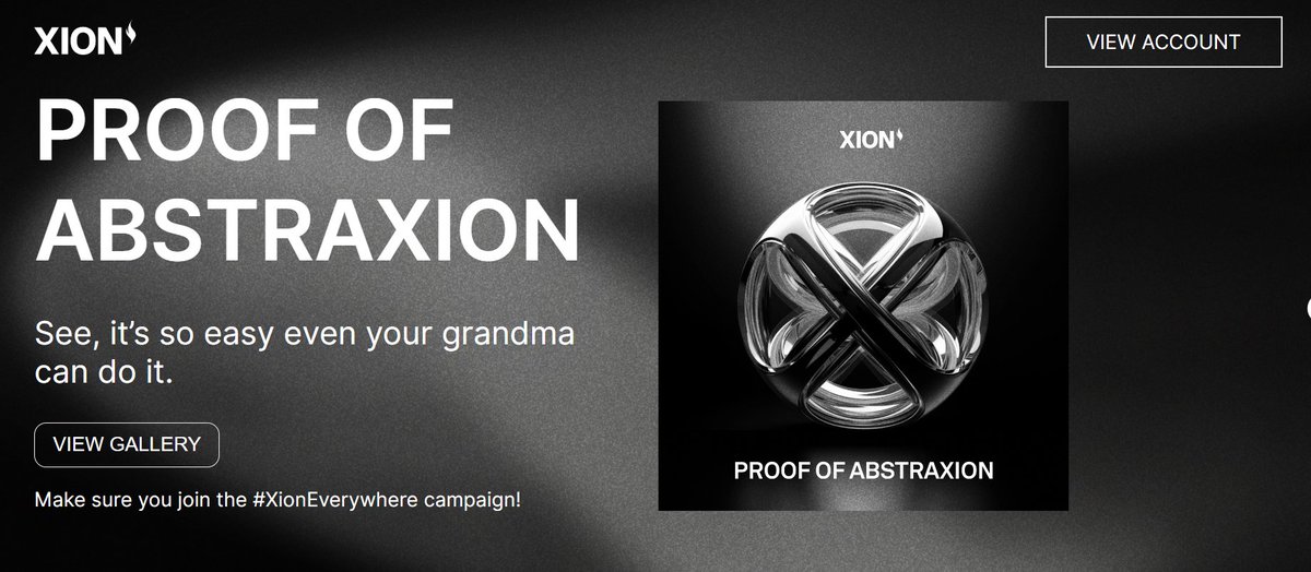 #XionEverywhere