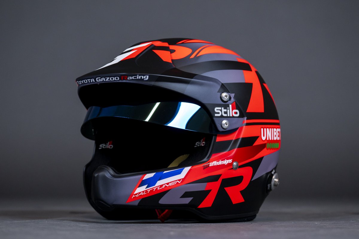 JonneHalttunen's tweet photo. Just in time to reveal my 2024 helmet 🤩
How do you like it?
#okauto #unibet #konnegroup #marinefi #jonnehalttunen #stilohelmets #WRC https://t.co/uzoxzIYFS3
