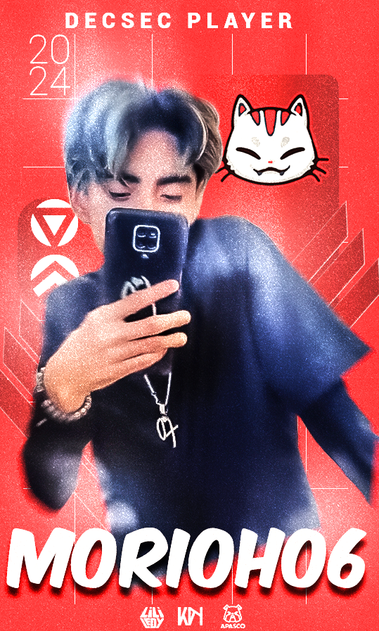 DecSecGaming's tweet photo. ¡DecSec Gaming se enorgullece en anunciar la renovación de @Morioh06  como nuestro centinela por otro año más! ¡Listo para proteger nuestros objetivos y liderar el camino hacia la victoria!#DecSecDominante #DecSecValorant #Valorant #Esports https://t.co/NfIBP89RjV